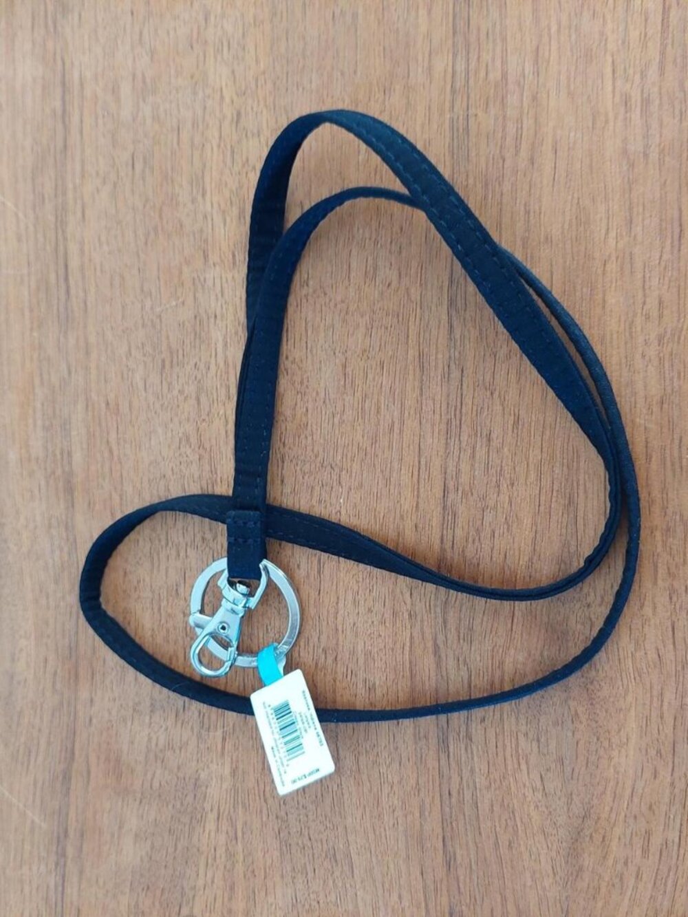 vera bradley new Black lanyard with silver clip #lanyard #accessory